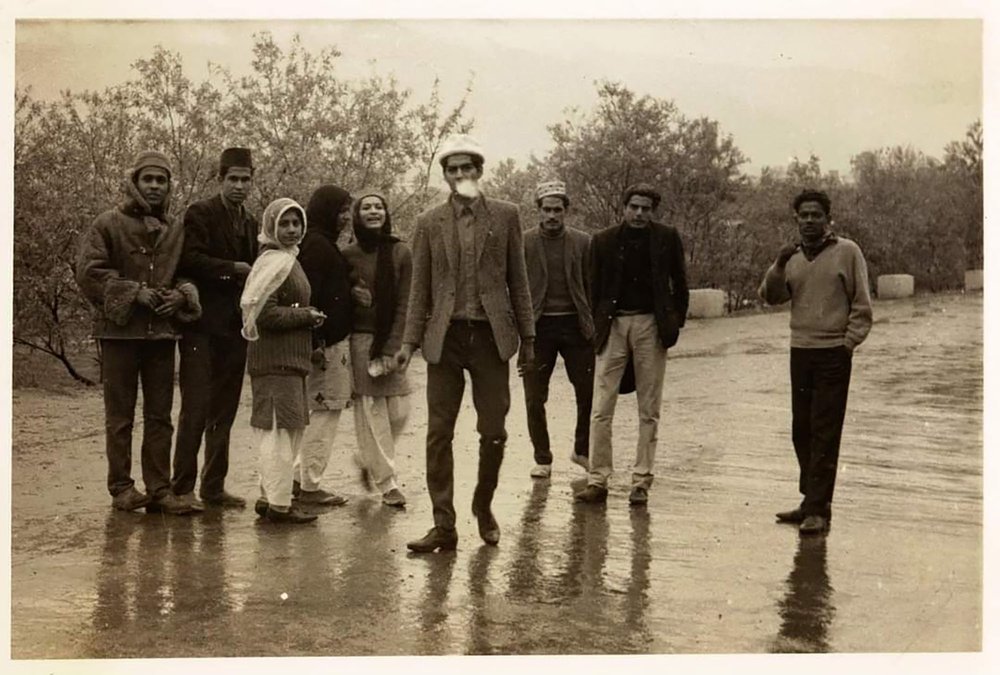 Title: On the road to Swat, spring of 1963. On the Right: Bashirul Haq (1964 batch_Architecture)